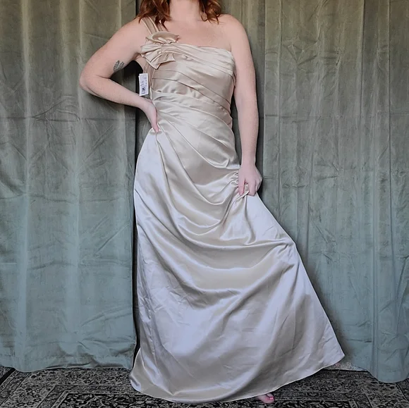 slim fit dress slacks Elegant Sexy Cream Strapless Sweetheart A-line Long Prom Dress, PD3494 –  AlineBridal main image 1